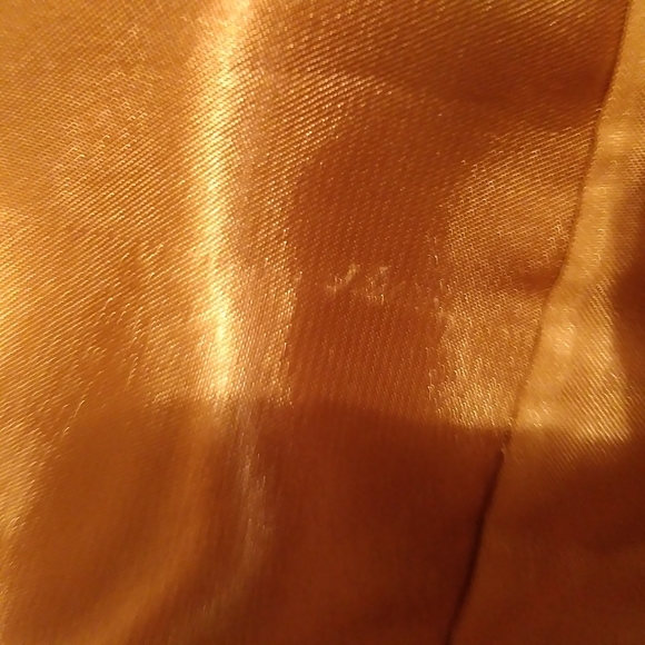 T Style Gold Satin Surplice Bodice Camisole Size XL - Picture 5 of 5